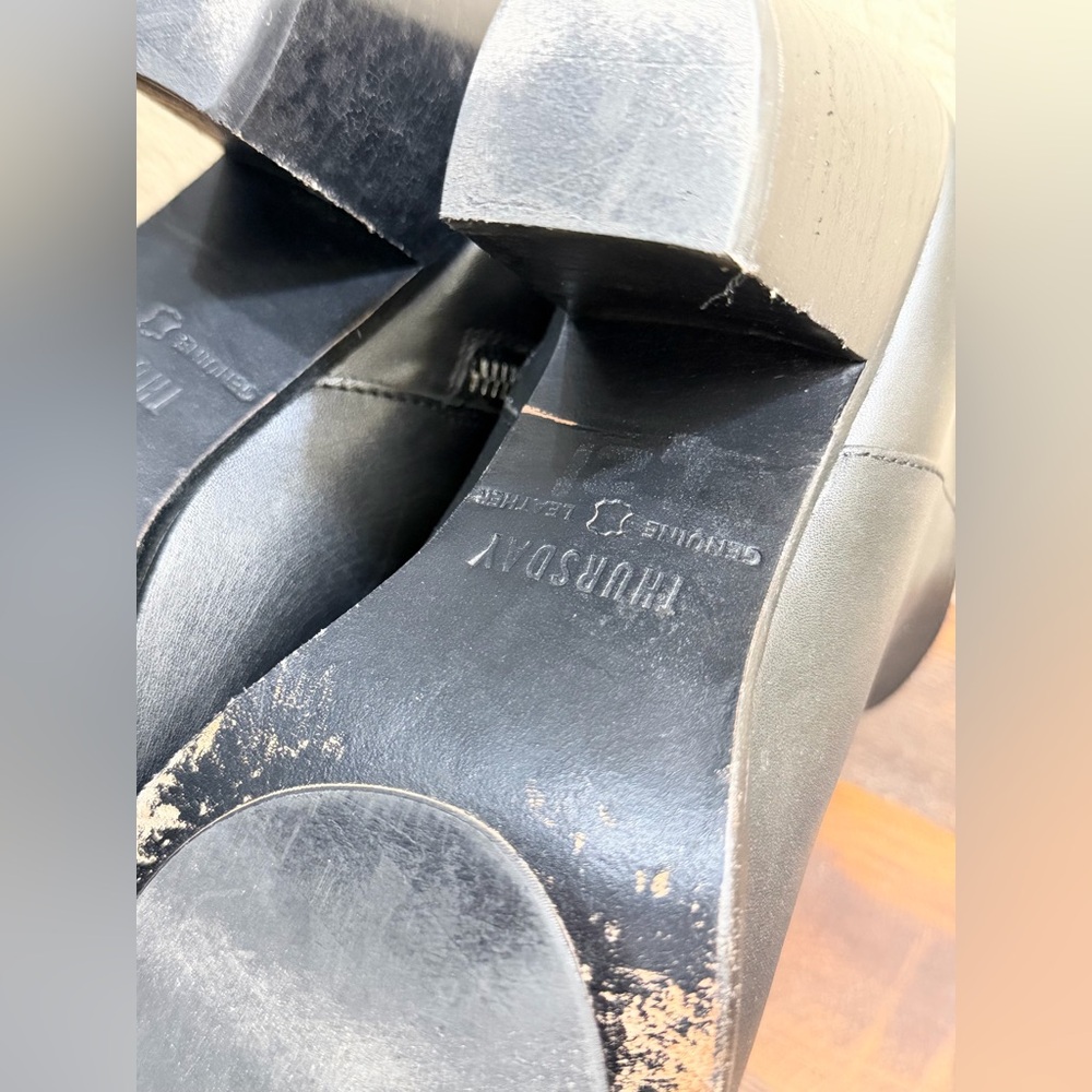 Thursday Uptown Leather Ankle Boots, Sz 7.5 - Picture 7 of 11